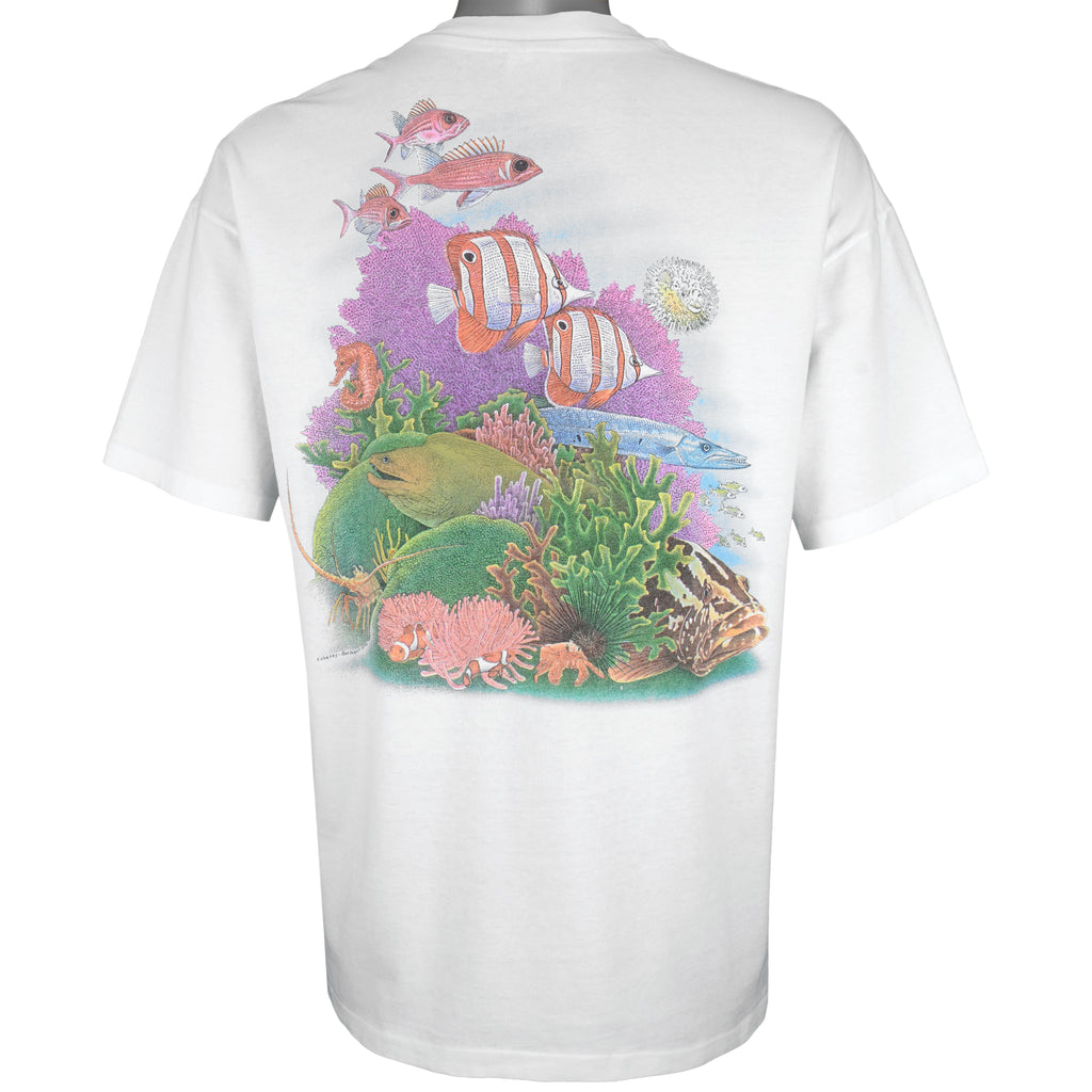 Vintage (Hanes) - Sea World Single Stitch T-Shirt 1990s X-Large Vintage Retro