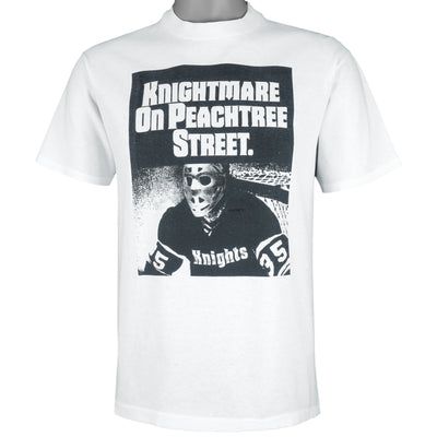 NHL (LA T) - Atlanta Knights Hockey Single Stitch T-Shirt 1990s Medium