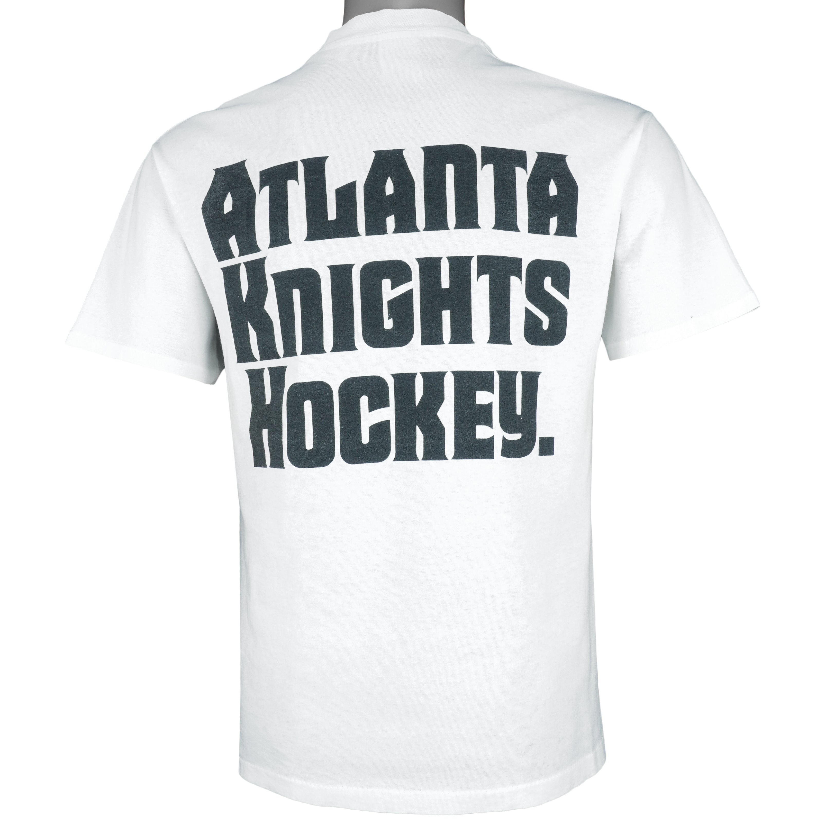 NHL - Atlanta Knights Hockey Single Stitch T-Shirt 1990s Medium Vintage Retro Hockey
