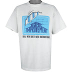 Vintage - Home Improvement Real Men Don't Need Instructions T-Shirt 1990s X-Large Vintage Retro