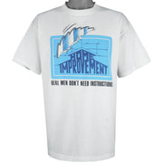 Vintage - Home Improvement Real Men Don't Need Instructions T-Shirt 1990s X-Large Vintage Retro