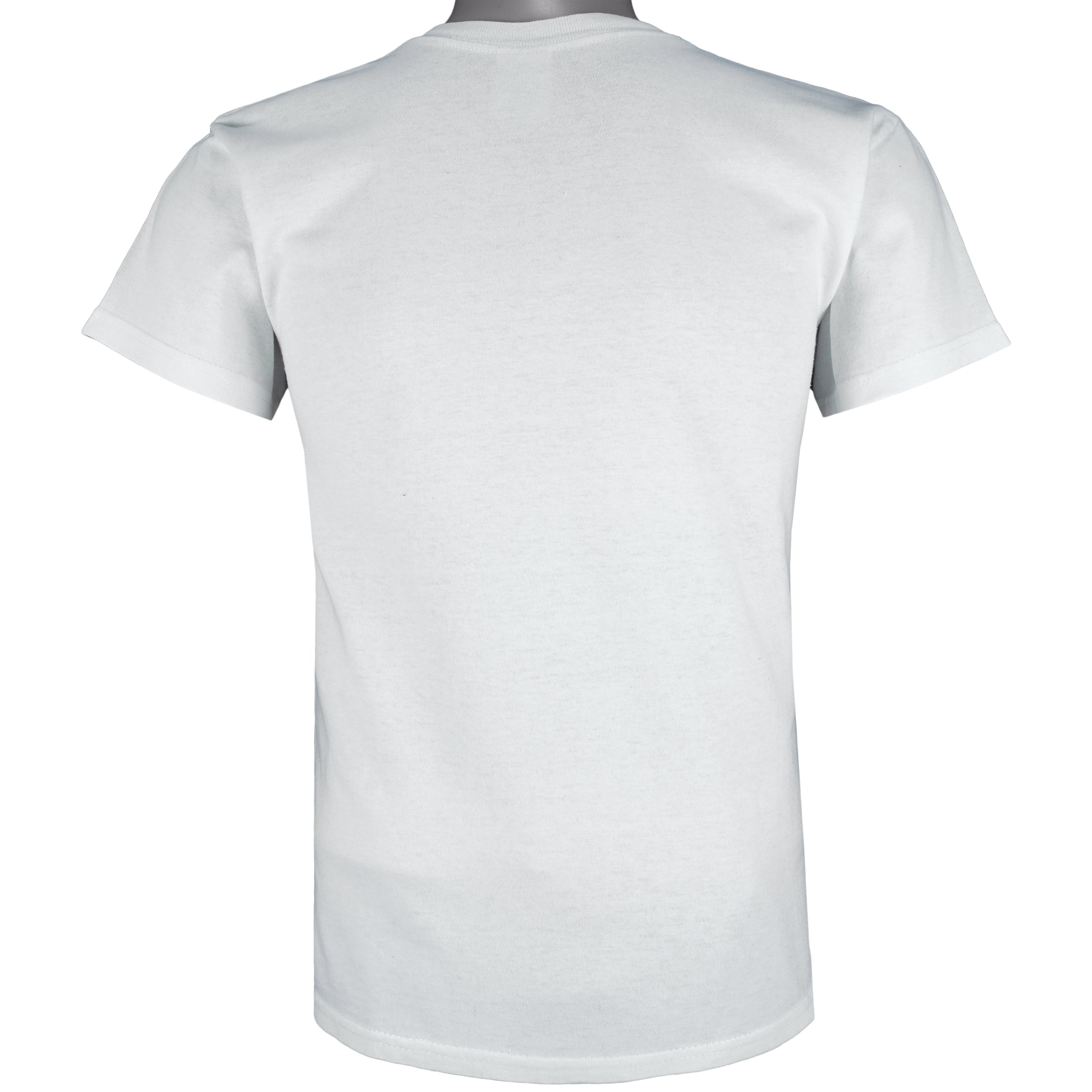 Vintage (Gildan) - White Fox 43 T-Shirt 1990s Small Vintage Retro