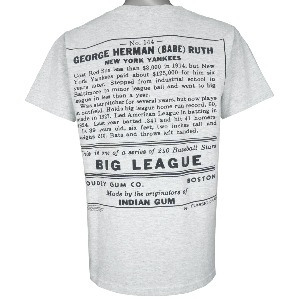 MLB - New York Yankees Classic Cards Single Stitch T-Shirt 1990s Large Vintage Retro Baseball