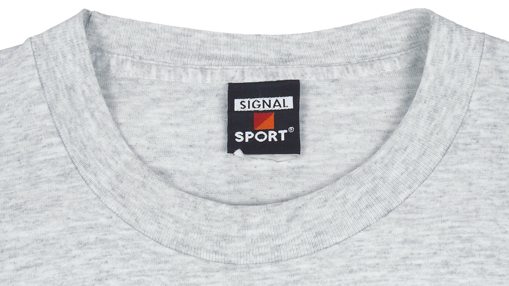 NFL (Signal Sport) - Green Bay Packers Single Stitch T-Shirt 1990s Large Vintage Retro Football
