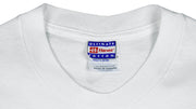 NHL (Hanes) - Toronto Maple Leafs Big Logo T-Shirt 1990s Large Vintage Retro Hockey