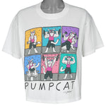 Vintage (Gilda Mark) - Pump Cat Single Stitch T-Shirt 1993 Medium Vintage Retro