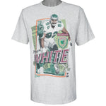 NFL - Philadelphia Eagles Reggie White Single Stitch T-Shirt 1990s Large Vintage Retro Football