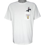 Looney Tunes - Sylvester VS. Tweety Bowling T-Shirt 1990s Medium