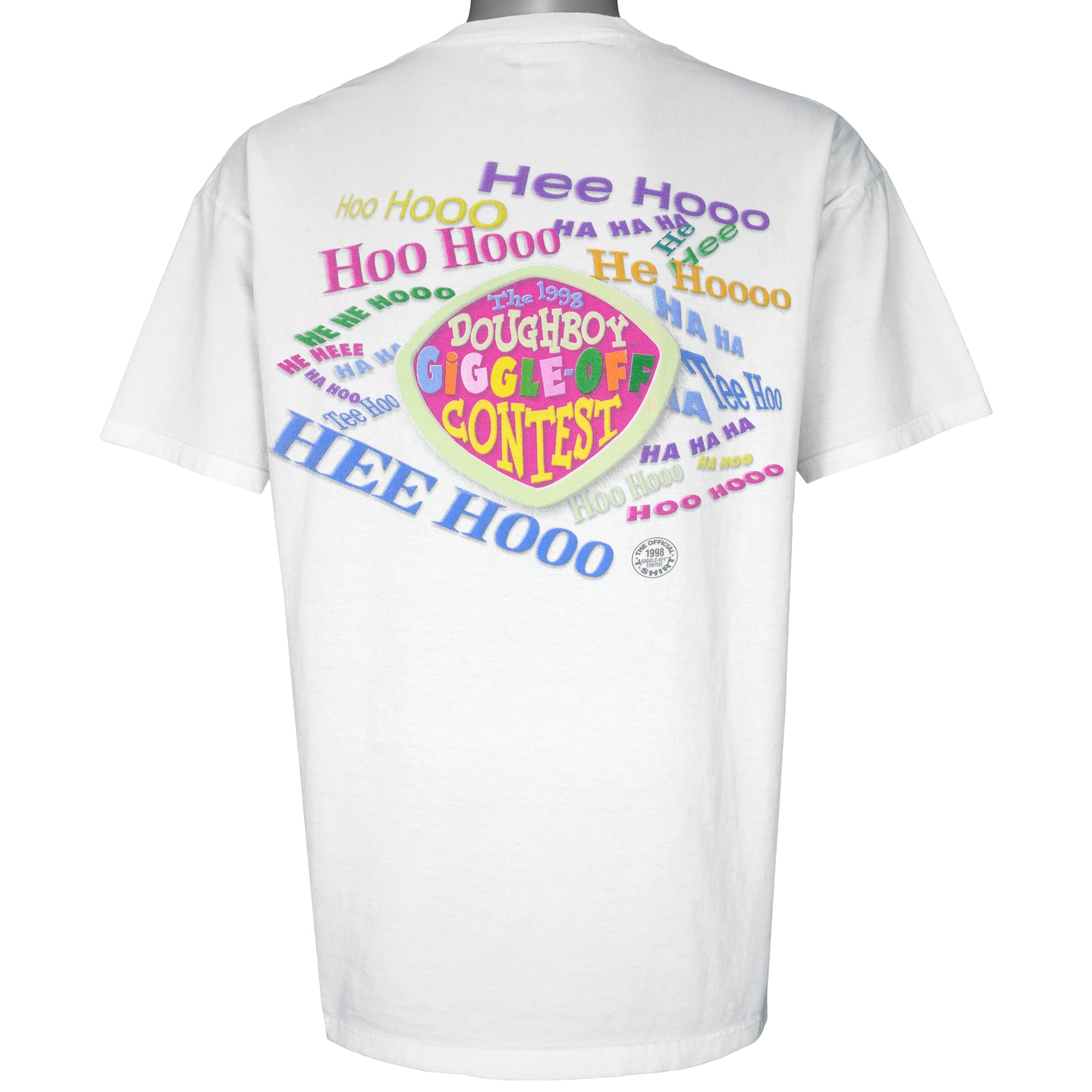 Vintage (Tultex) - Doughboy Make Me Giggle T-Shirt 1990s X-Large Vintage Retro