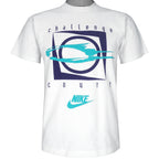 Nike - Tennis Challenge Court Single Stitch T-Shirt 1990s Small Vintage Retro