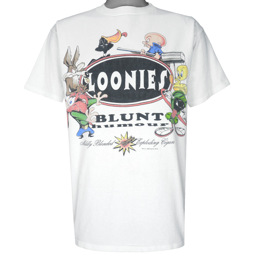 Looney Tunes - Loonies Blunt Single Stitch T-Shirt 1992 X-Large Vintage Retro