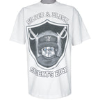 NFL (Shaka) - Los Angeles Raiders Chucky’s Back T-Shirt 1990s X-Large Vintage Retro Football