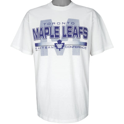 NHL (Bulletin) - Toronto Maple Leafs Single Stitch T-Shirt 1990s Large