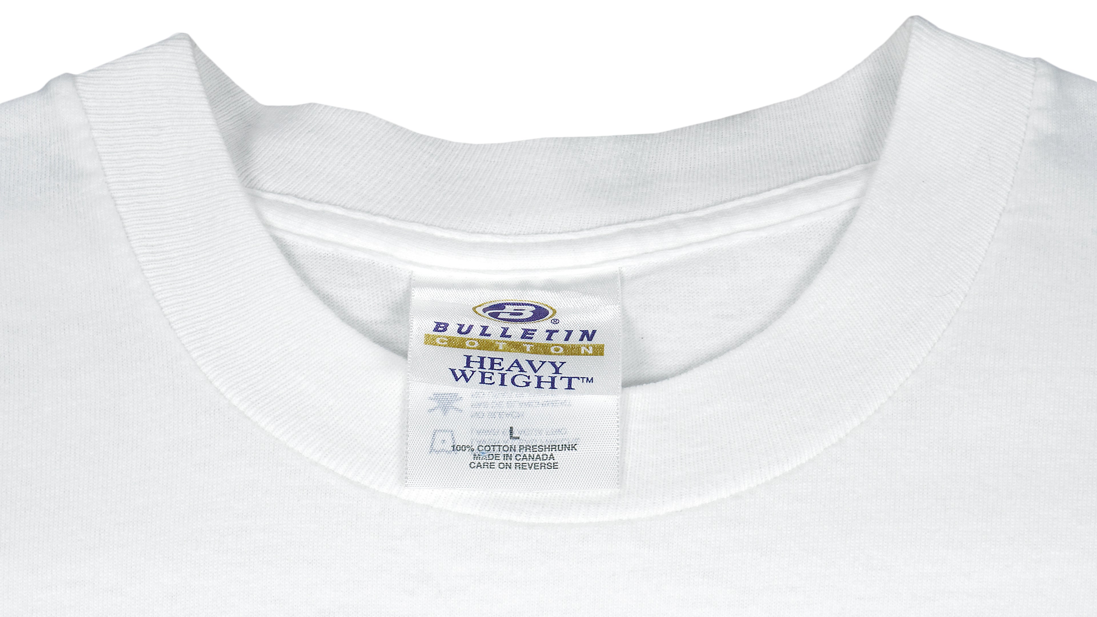 NHL (Bulletin) - Toronto Maple Leafs ฺBig Logo T-Shirt 1990s Large Vintage Retro Football