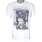 MLB (Front Pages) - Atlanta Braves Western Division Champs T-Shirt 1991 X-Large