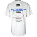 Disney - Mickey's Fitness Club Single Stitch T-Shirt 1990s Large Vintage Retro