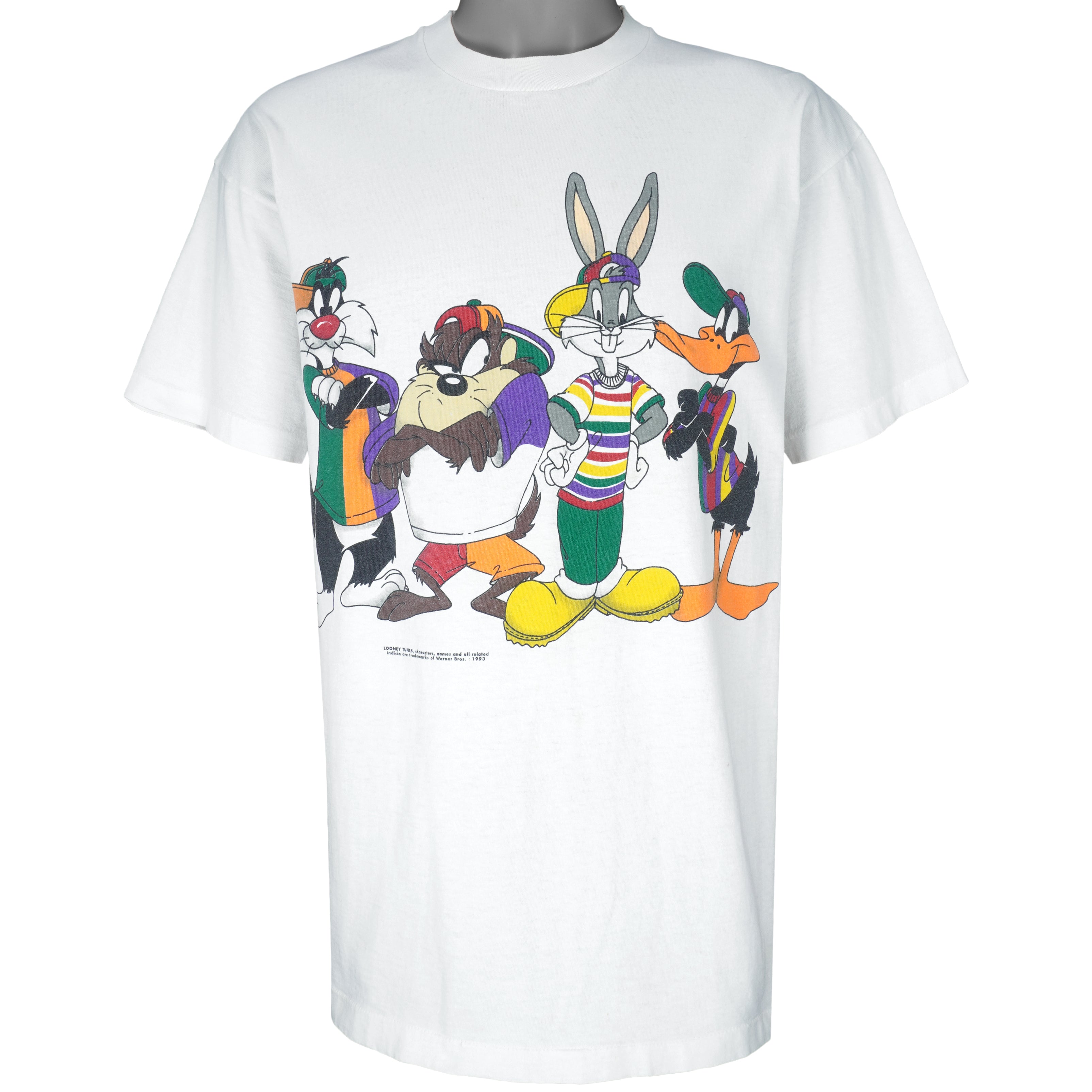 Looney Tunes - Tunes Squad Hip Hop Style T-Shirt 1993 X-Large Vintage Retro