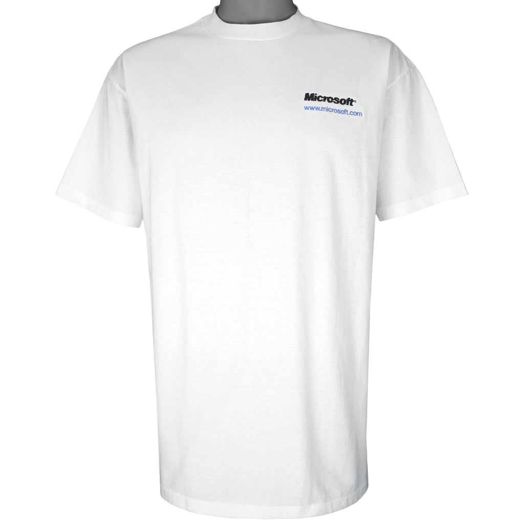 Vintage (Power Pro) - Microsoft Windows Single Stitch T-Shirt 2000 X-Large Vintage Retro