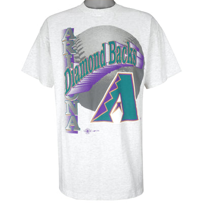 MLB (Oneita) - Arizona Diamondbacks Big Logo Single Stitch T-Shirt 1995 X-Large