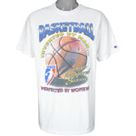 Champion - WNBA Basketball Single Stitch T-Shirt 1997 X-Large Vintage Retro Basketball