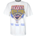 Starter - Atlanta Braves Single Stitch T-Shirt 1993 Large Vintage Retro Baseball