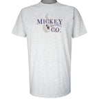 Disney - Mickey & Jeanswear Co. T-Shirt 1990s Large Vintage Retro