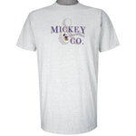 Disney - Mickey & Jeanswear Co. T-Shirt 1990s Large Vintage Retro