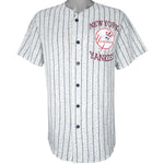 MLB (Off The Bench) - New York Yankees Pinstripe Jersey 1990s Large