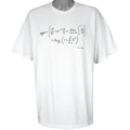 Vintage (Gildan) - AGE = 60 Math T-Shirt 1990s XX-Large Vintage Retro