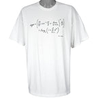Vintage (Gildan) - AGE = 60 Math T-Shirt 1990s XX-Large Vintage Retro