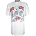 MLB (Logo 7) - Minnesota Twins World Series T-Shirt 1987 X-Large Vintage Retro Baseball