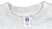 NBA (Logo 7) - Chicago Bulls Champion Single Stitch T-Shirt 1998 Large Vintage Retro Basketball