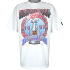 Starter - Red Wings Show Me The Cup T-Shirt 1997 Large Vintage Retro Hockey