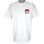 Vintage (Marlboro) - White Big Logo Single Stitch T-Shirt 1990s X-Large Vintage Retro