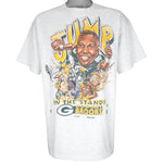 NFL - Green Bay Packers Robert Brooks Caricature T-Shirt 1998 X-Large Vintage Retro Football
