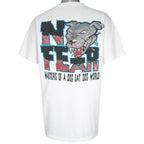 Vintage (No Fear) - Master Of A Dog World T-Shirt 1990s X-Large Vintage Retro