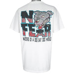 Vintage (No Fear) - Master Of A Dog World T-Shirt 1990s X-Large Vintage Retro