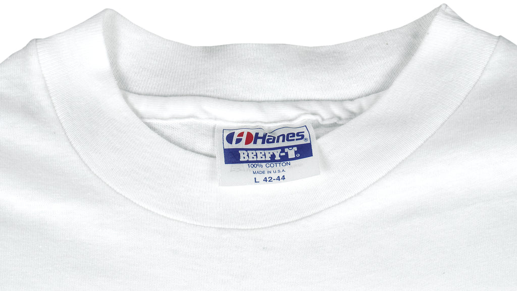 MLB (Hanes) - Pittsburgh Pirates Single Stitch T-Shirt 1990 Large Vintage Retro Baseball 