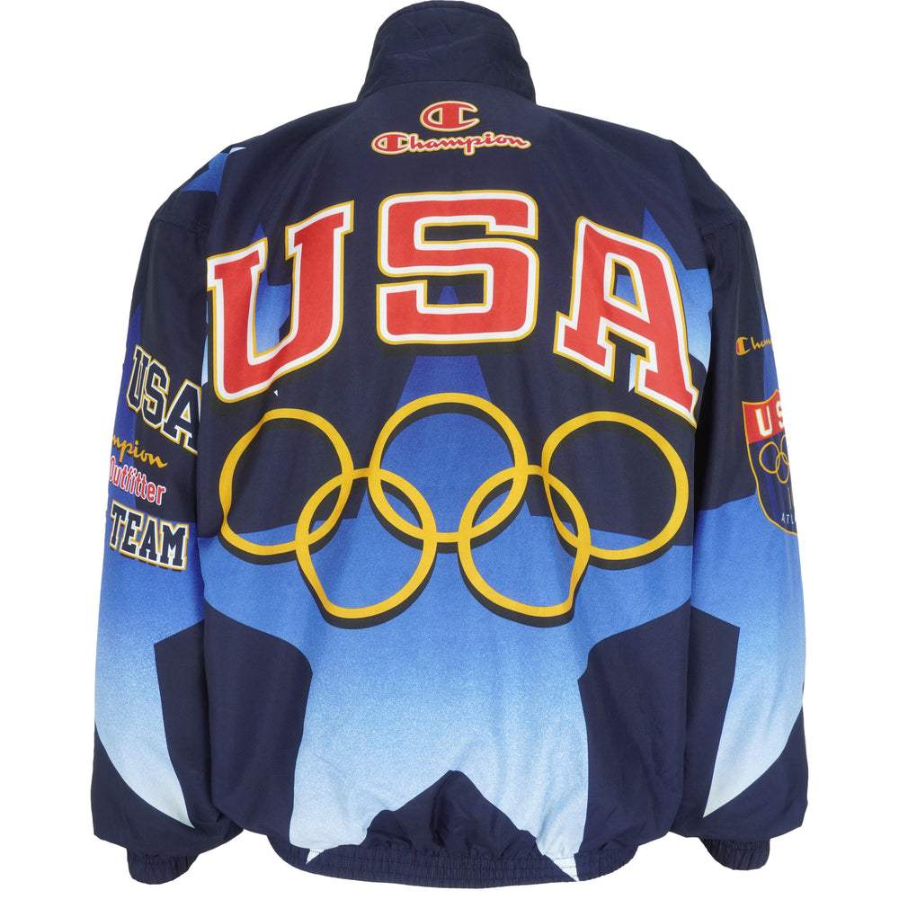Champion - Team USA Atlanta Olympics Windbreaker 1996 Large