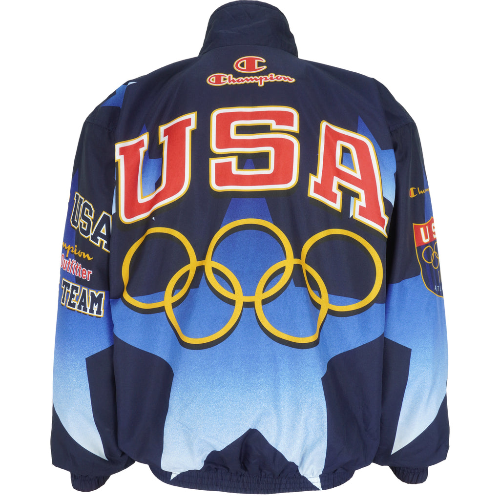 Champion - Team USA Atlanta Olympics Windbreaker 1996 Large