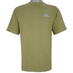 Vintage (No Fear) - Yellow Spell-Out T-Shirt 1990s Large Vintage Retro