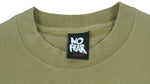 Vintage (No Fear) - Yellow Spell-Out T-Shirt 1990s Large Vintage Retro