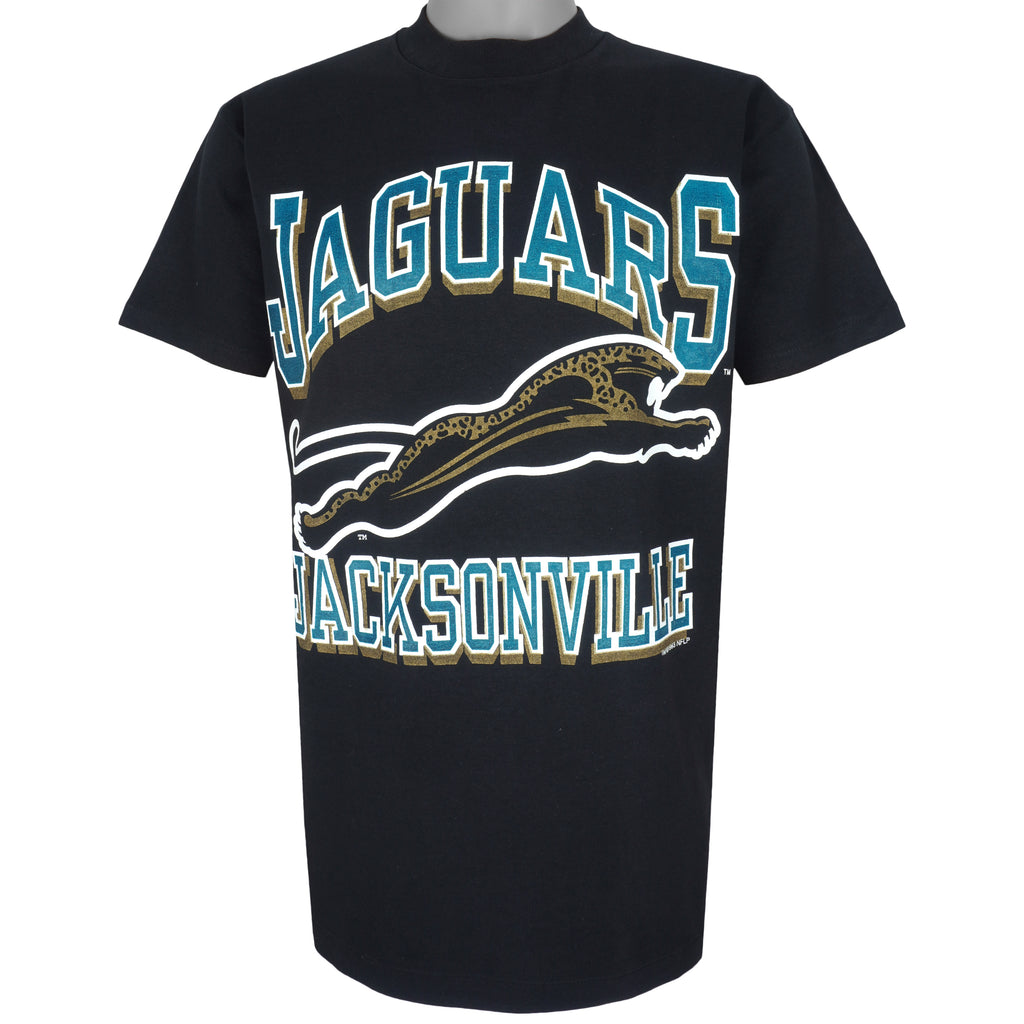 NFL - Jacksonville Jaguars Big Spell-Out T-Shirt 1993 Large Football