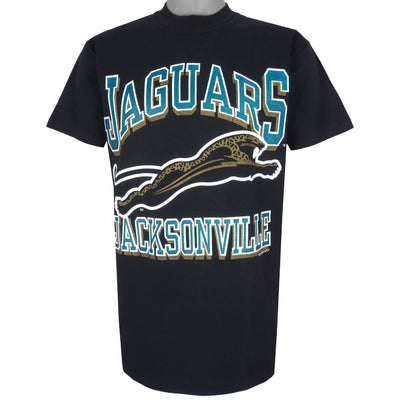 NFL (Delta) - Jacksonville Jaguars Big Spell-Out T-Shirt 1993 Large