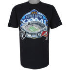 NFL (Gildan) - Las Vegus Raiders Super Bowl T-Shirt 1990s Medium Vintage Retro Football