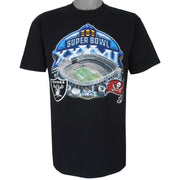 NFL (Gildan) - Las Vegus Raiders Super Bowl T-Shirt 1990s Medium Vintage Retro Football