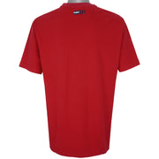 Tommy Hilfiger - Tommy Jeans Spell-Out V-Neck T-shirt 1990s Large Vintage Retro