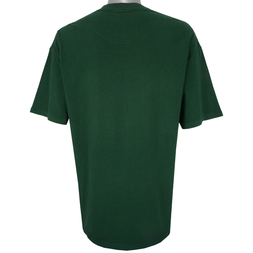 NCAA (Savvy Sportswear) - Miami Hurricanes Spell-Out T-Shirt 1990s X-Large Vintage Retro