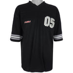 FUBU - Black Spell-Out Jersey 1990s X-large Vintage Retro