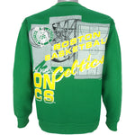 NBA (Tultex) - Boston Celtics Spell-Out Sweatshirt 1990s Large Vintage Retro Basketball